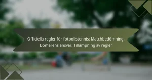 Officiella regler för fotbollstennis: Matchbedömning, Domarens ansvar, Tillämpning av regler